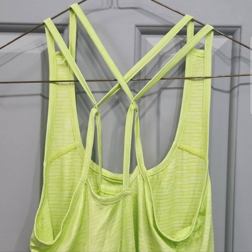 NWOT Jockey Yellow Green Chartreuse Strappy Tank Top small